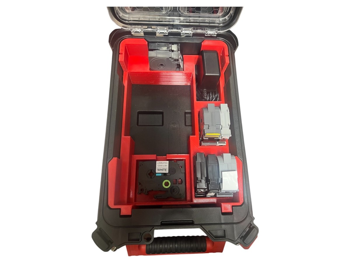 Brother P-Touch E550W Insert Tray For Milwaukee Packout compact