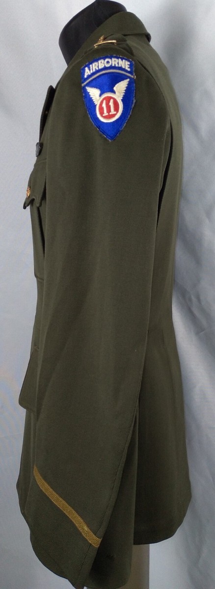 World War II 11th Airborne Infantry Officer Service Coat