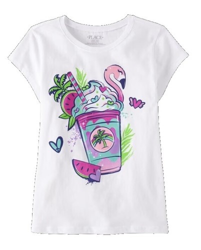 T-shirt Marron The Children's Place - Taille S (5/6 Ans) - Occasion Très Bon état
