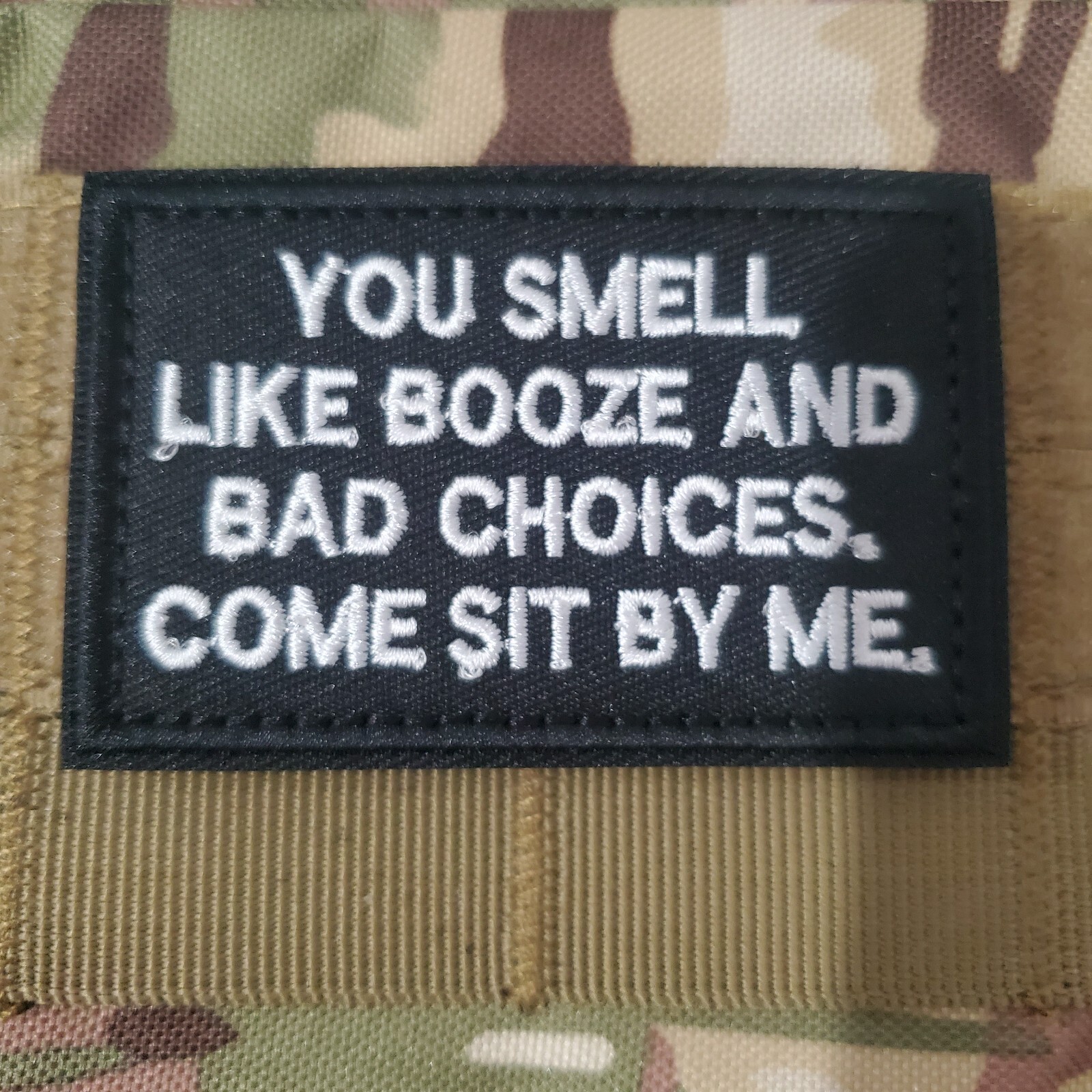 YOU SMELL LIKE BOOZE Sarcastic Tactical Morale Patch Hook and Loop | eBay