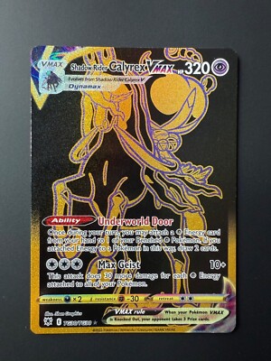 Pokémon Karte Shadow Rider Calyrex ViAX - TG30/TG30 Englisch, Original