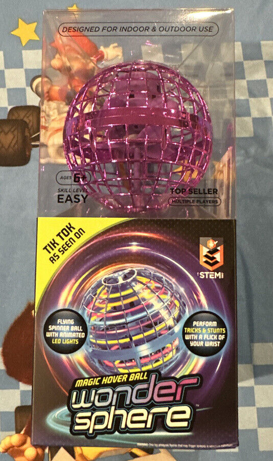 Wonder Sphere Magic Hover Ball- Purple Color- Skill Level Easy- Stem  Certified, Novelty And Gag Toys, Indoor And Outdoor Play