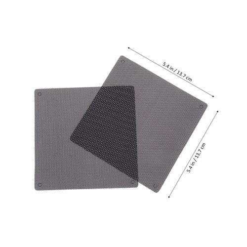 2 Stück PVC Staubdichter Filter Quadratisches Computernetz Staubdichte - Bild 12 von 12