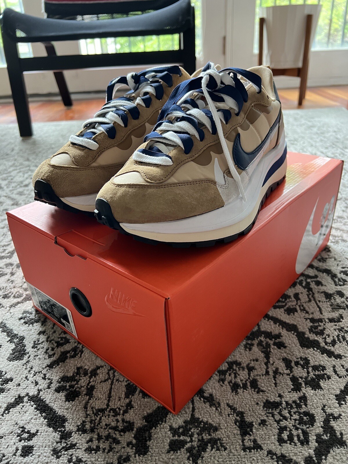 SACAI X NIKE Taglia 10 Nike VaporWaffle x Sacai sesamo blu