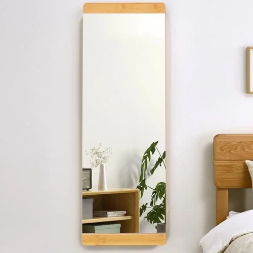 Miroir mural arrondi à suspendre 170x100cm - Miroir décoratif pour
