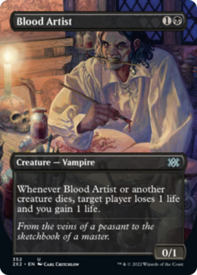 Blood Artist Full Art - Double Masters 2022 2X2 352 - Near Mint - EN - MTG