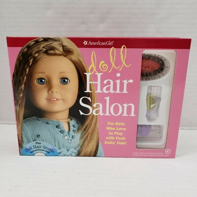 New American Girl Doll Activity Kit Book Art Create Hair Salon Studio Style  DVD