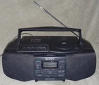 SONY CFD-S33 Cassette/Tape AM/FM CD Player Radio Boombox Portable Mega Bass Port