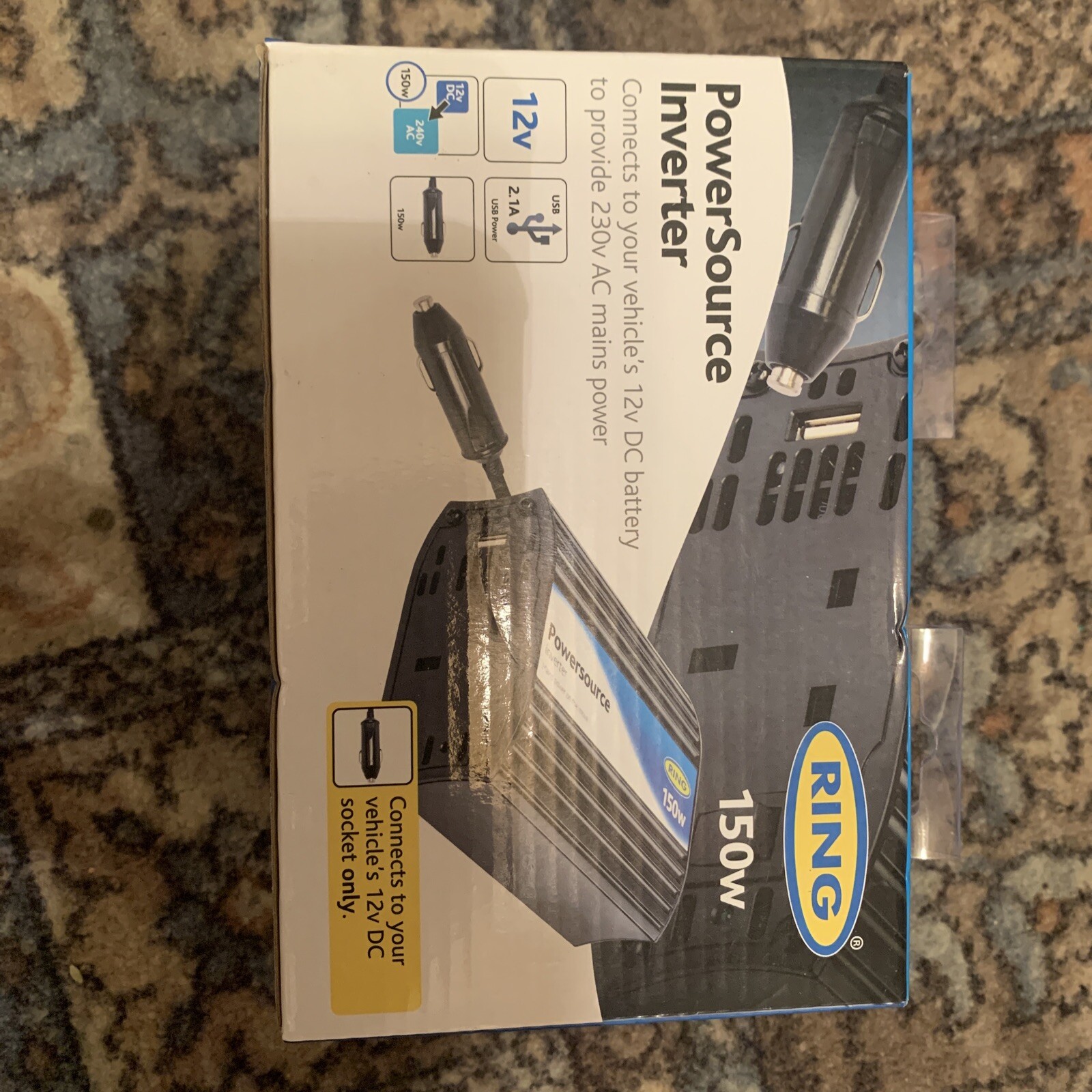 Ring PowerSource Inverter With 2.1a USB 150w Ro 108770 for sale 