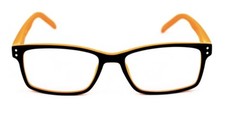 Polinelli® MILANO Qualität Premium Lesebrille - Schwarz auf Gelb +3,00