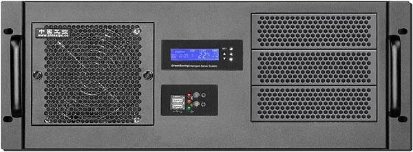 4U (LCD)(3x5.25"O+9xHDDs Bay) Rackmount (D:14.96" Case) (Redundant P S OK! ) NEW - Image 2 of 4