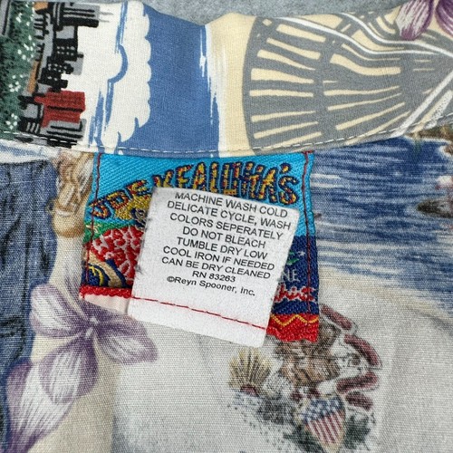 Camicia hawaiana vintage anni 80 Reyn Spooner Joe Kealohas donna M Chicago punti di riferimento - Foto 6 di 9