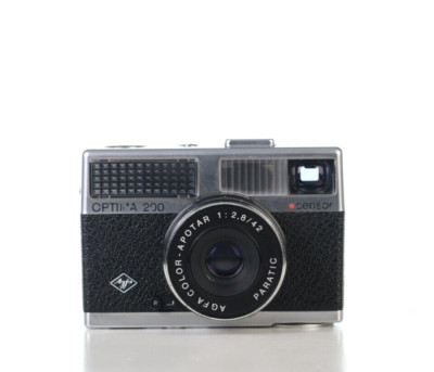 Agfa Optima 200 Sensor Kompaktkamera & Agfa Color Apotar Objektiv 42mm 1:2,8