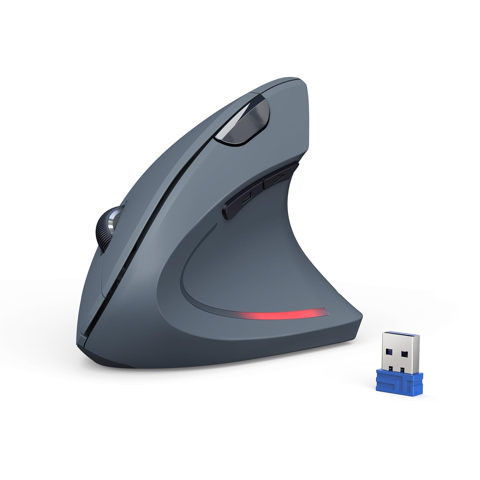 TECKNET Mouse Verticale 4800 DPI Mouse Wireless Ergonomico Protegge Il Bracci...