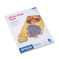 Epson Glossy Photo Paper 60 Lbs. Glossy 8-1/2 X 11 20 Sheets/pack S041141 Epson Glossy Photo Paper 60 Lbs. Glossy 8-1/2 X 11 20 Sheets/pack S041141