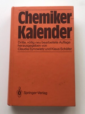 Chemiker Kalender Claudia Synowietz