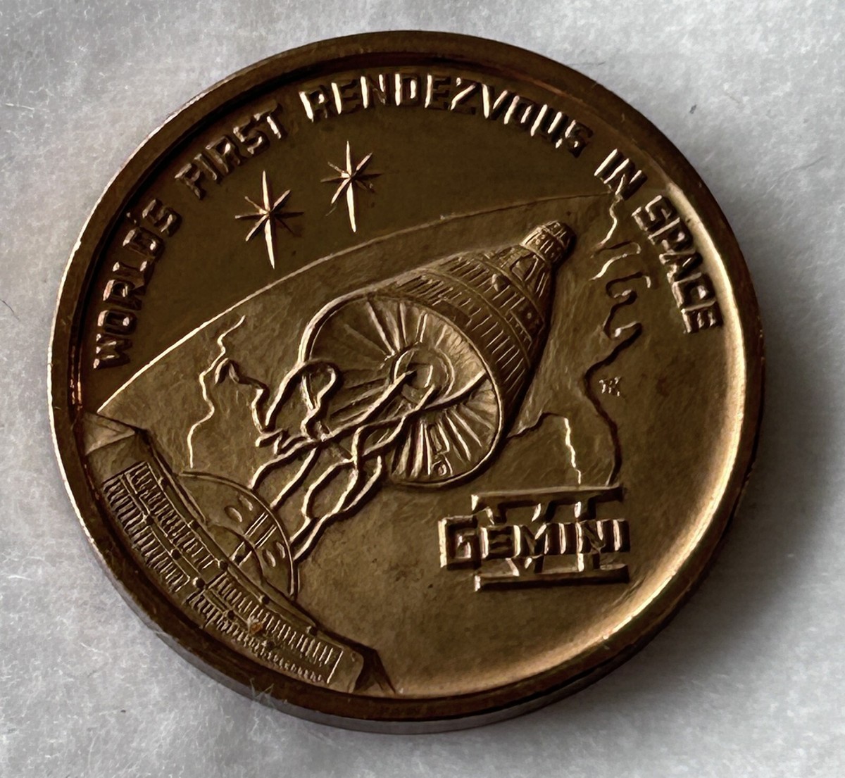 GEMINI VI WORLD'S FIRST RENDEZXOUS IN SPACE/SCHIRRA-STAFFORD