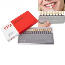 16 Color Tooth Whitening Products Guide Model Colorimetric Dental Color Plate
