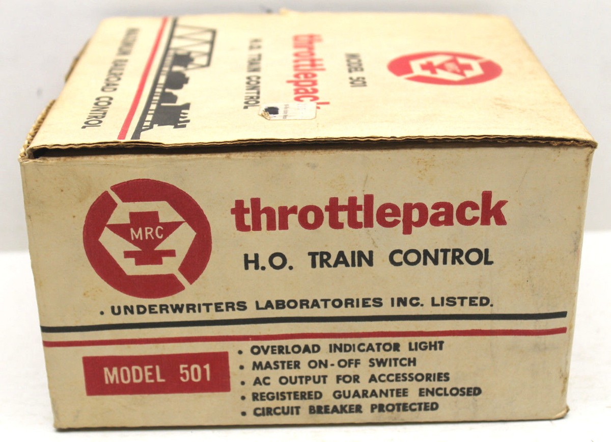 MRC THROTTLEMASTER HO Train Control TRANSFORMER MODEL 550 Deluxe Heavy Duty | #252768287