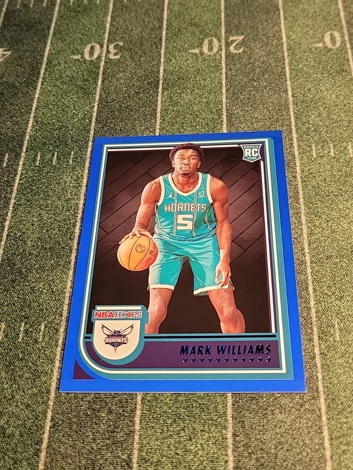 Mark Williams Rookie Card Hoops 2022-23 RC BLUE Parallel 💥💥 Hornets 💥💥 - Image 3 of 4