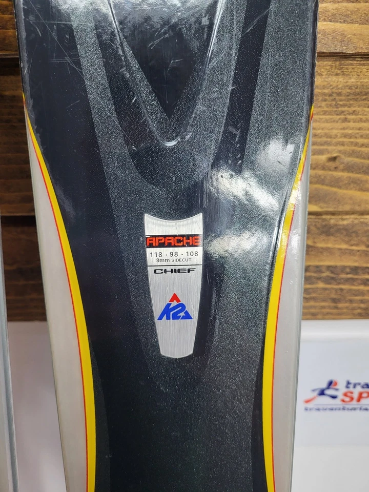 K2 Apache Chief 179 cm Ski +Atomic 10 Bindings Winter Fun Snow Outdoor Sport - Image 3 of 4