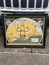 2006 Framed of Vintage Chicago Transit Metrop...