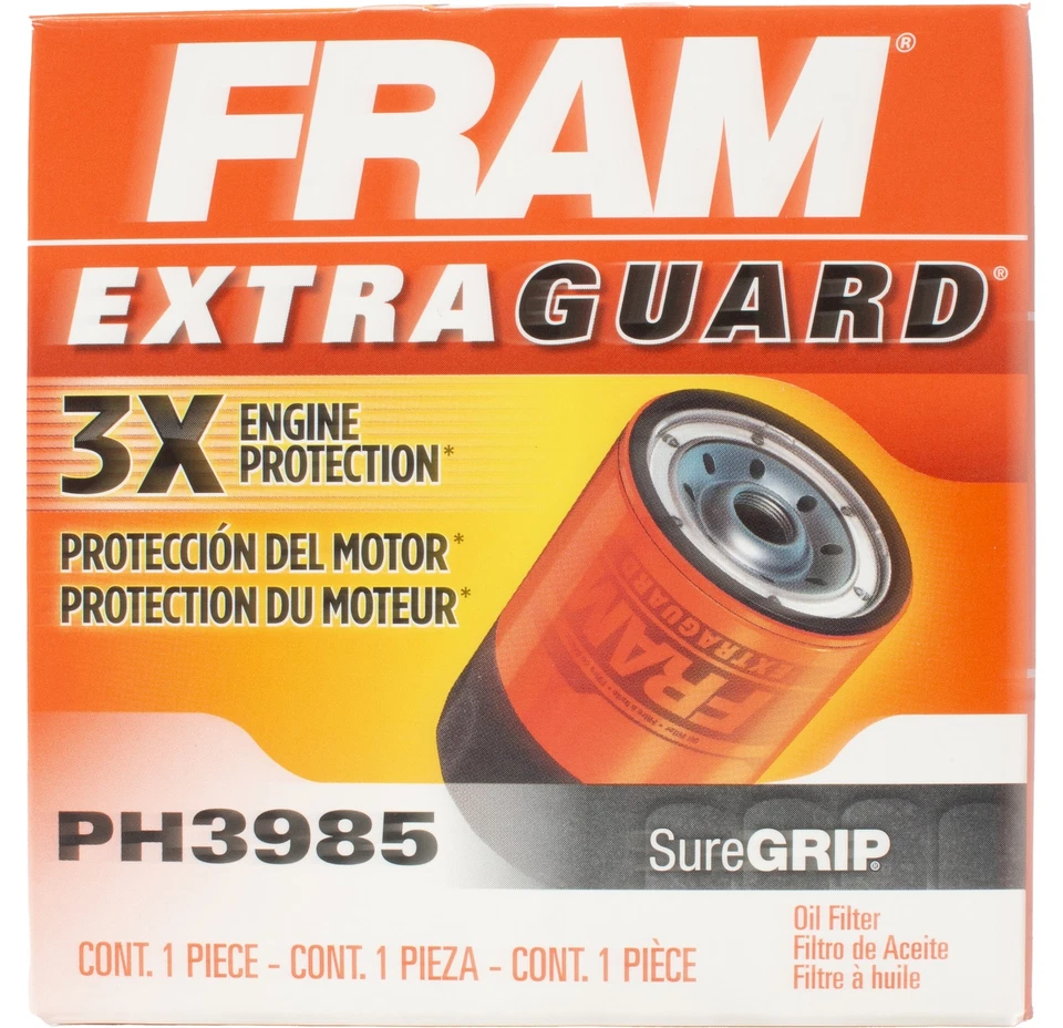 FRAM Replacement Oil Filter Extra Guard Fits 1987-1990 Jeep Cherokee Part PH3985 - Image 3 of 4