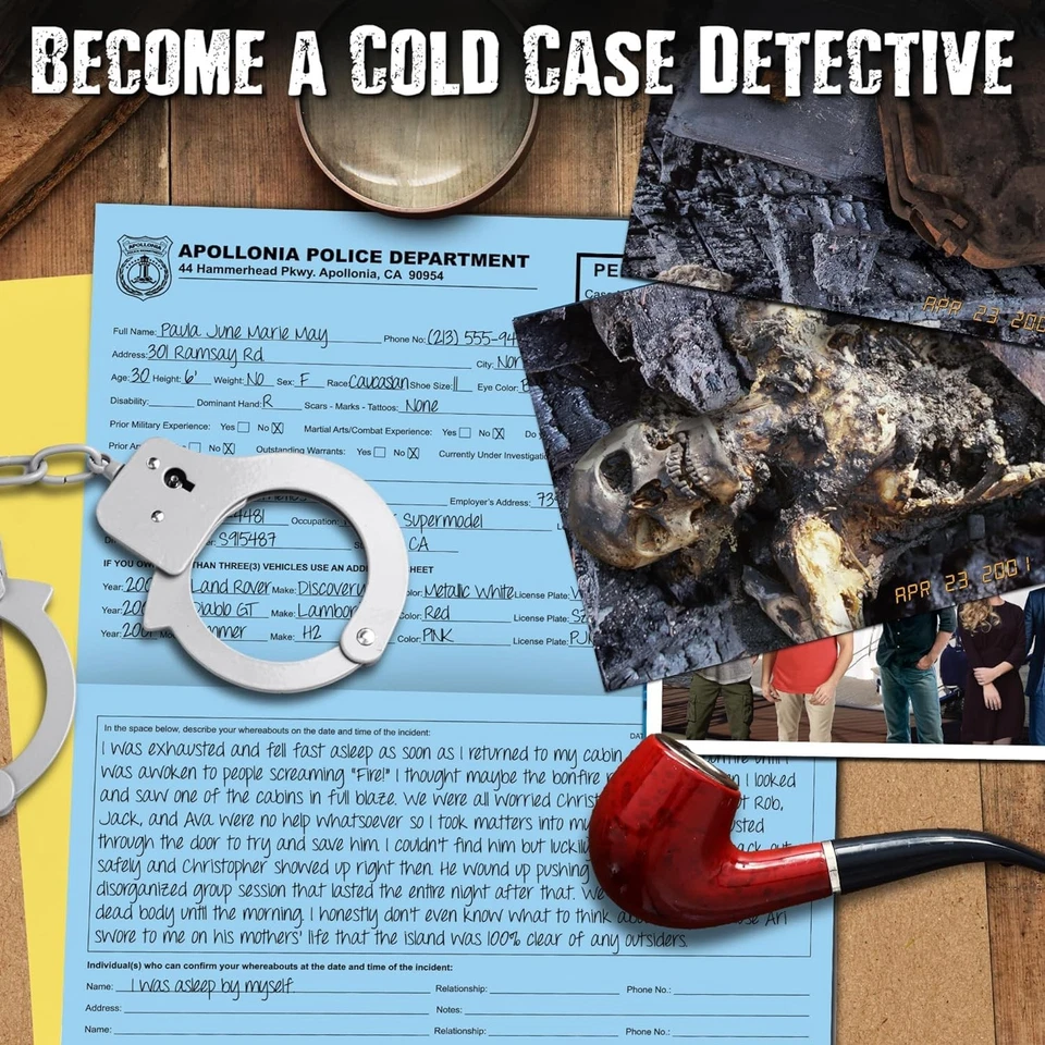 Pressman Unsolved Case Files Jane Doe - Cold Case Murder Mystery Game - English - Image 2 of 4