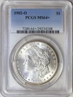 1902 O Morgan Silver Dollar PCGS MS64+, Brilliant