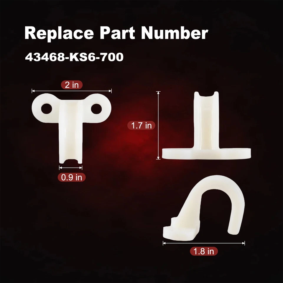 1 juego de guía de línea de manguera de freno trasera para Honda CR125R CR250R CR500R XR650R EE. UU. Foto 3 de 4