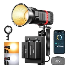 GVM 60W Video Light for COB Studio Lights, Portable Photography Lighting for ...