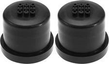 2PCS Car LED Headlight Dust Cover with 9 Holes 75Mm Inner Diameter Rubber Sea...