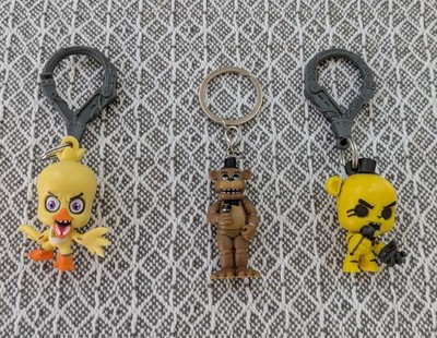FNAF backpack hangers/keychain- set of 3