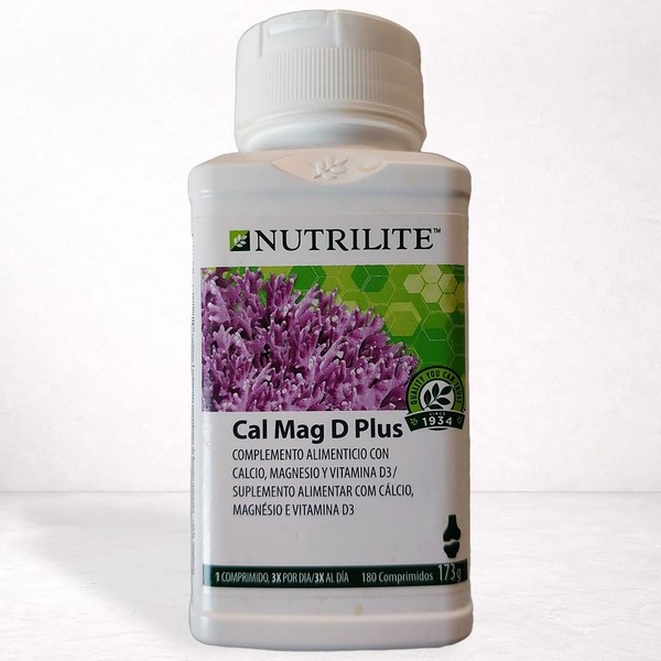 Nutrilite Amway Cal Mag D Plus 180 comprimidos (Calcio Magnesio Vitamina D)