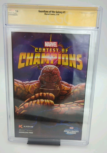 Marvel Comics Guardians of the Galaxy #1 (2019) CGC 9.6 signiert von Donny Cates - Bild 3 von 3
