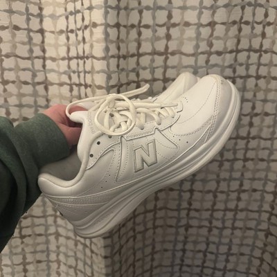 New Balance 577v1 Leather Walking Shoes in White