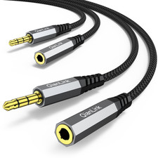 Headphone Extension Cable, 2-Pack, 6.6ft 3.5mm Extension Audio Male to Female