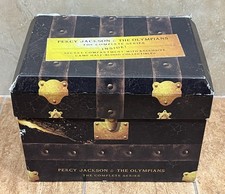 Percy Jackson and the Olympians 1-5 Hardcover Full Box Set Chest FIRST EDITIONS