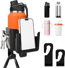 Headrest Cup Holder for Back Seat, Multifunctional Auto Drink Cup Holder with Ph