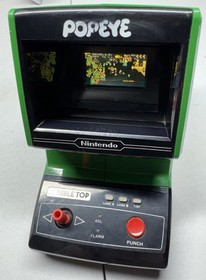 Popeye Nintendo Game & Watch TableTop Console Vintage Electronic 1983 (PG-74)