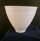 Stiffel Rembrandt 6 inch Waffle Milk Glass  Lamp Shade Corning Diffuser