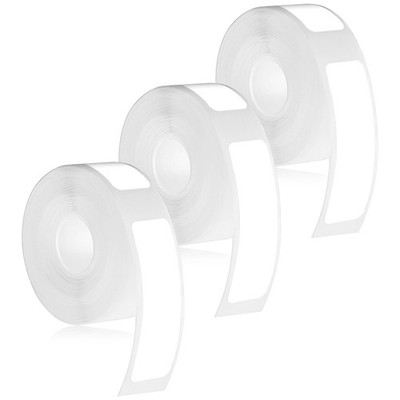 3 Rollen Etiketten Weiß für Phomemo D30/D32/D35/Q30/Q30S/Q31, 12 x 40 mm, The...