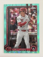 2025 Topps Chrome Update - Tyler Callihan #USC156 Aqua Lava Refractor /199 (RC)