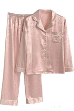 Women's Pajama Set, Long Sleeve Shirt and Pants Loungewear