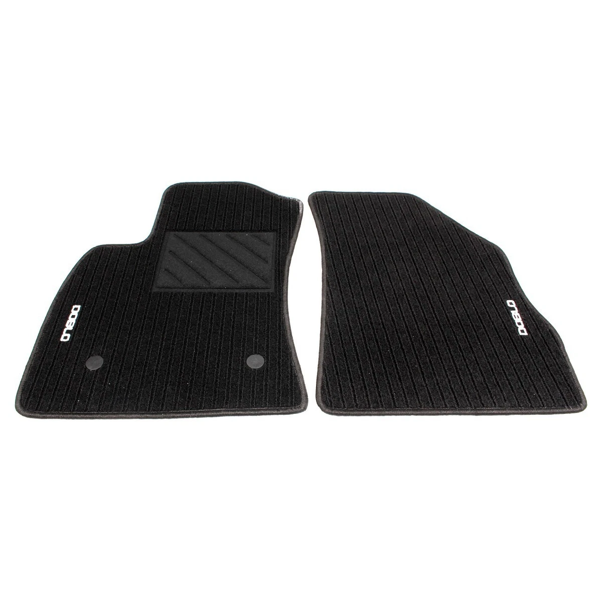 SPRINT Tappetini Auto In Moquette Su Misura Per Fiat Doblò Panorama (2000-2010) - Antiscivolo Con Salvatacco In Gomma, Bordatura Bicolore E Velcro, Colore Nero - 3