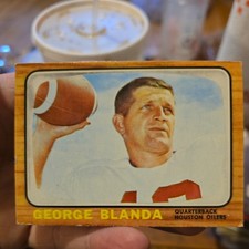 1966 Topps Set Break AFL HOF George Blanda, #48, Ex/Nm