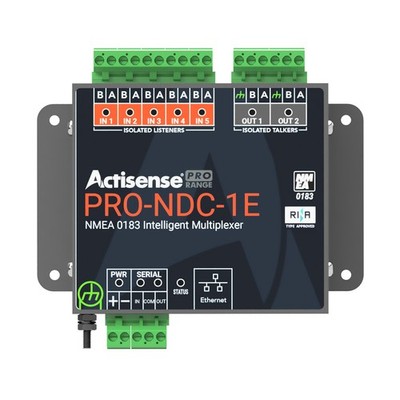 Actisense PRO NMEA 0183 Multiplexer - 5 Inputs & 2 ISO-Drive Outputs, Ethernet