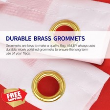 ANLEY 3x5 Ft Thailand Flag - Vivid Color, Fade Proof, Brass Grommets