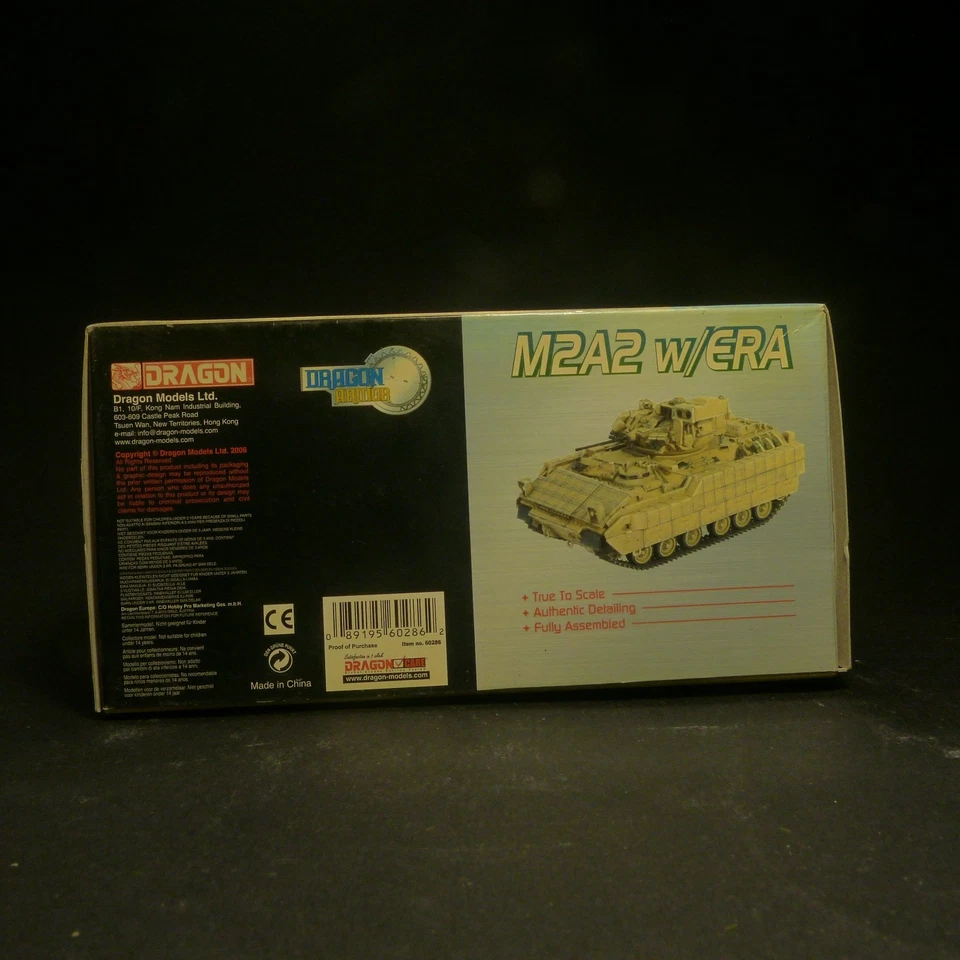 Dragon Armor Diecast 1:72 M4A3 M2A2 Bradley w/ERA Baghdad 2004 60286 - Immagine 2 di 3