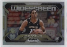 2024-25 Panini Prizm Draft Picks Widescreen Silver Prizm Cody Williams #10 0b3